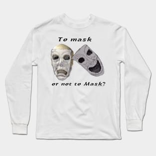 Hamlet Mask Long Sleeve T-Shirt